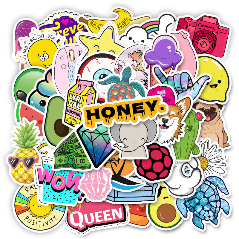 50 Random Cool Stickers