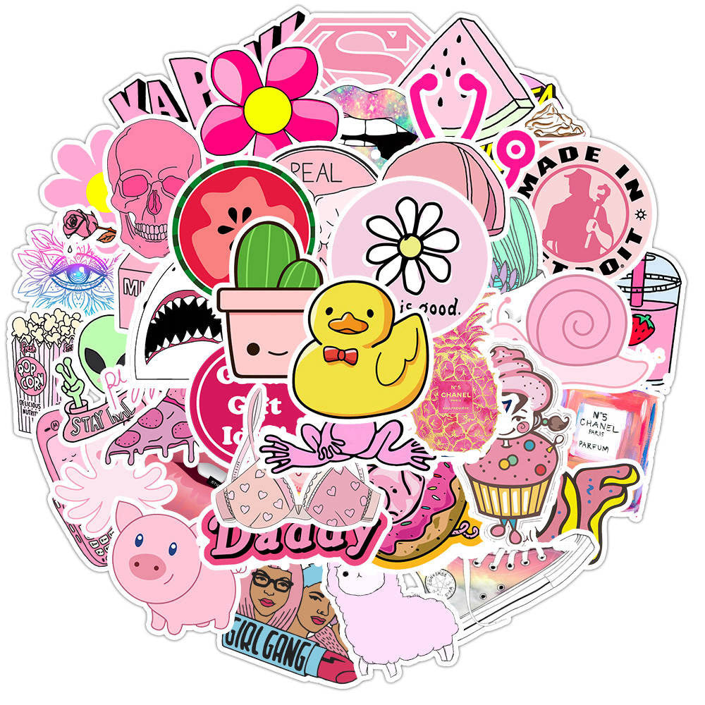 50 Random Cool Stickers