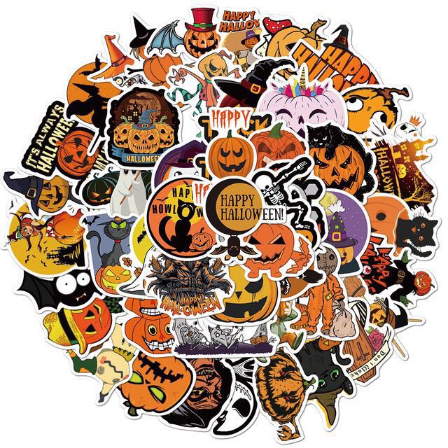 50 Halloween Special Stickers!