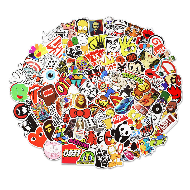 100 Graffiti Cartoon Stickers