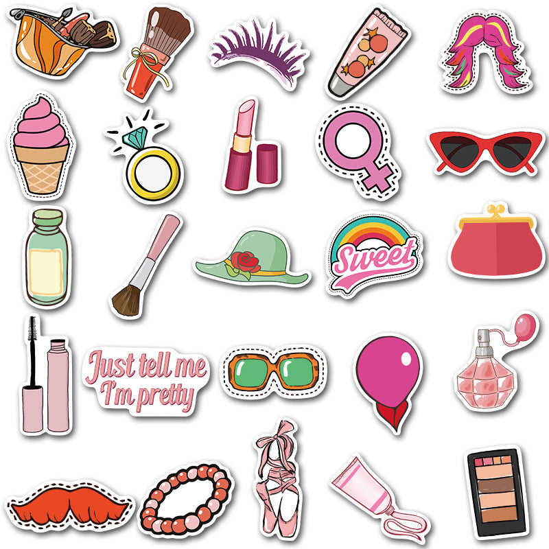 50 Girly Stickers