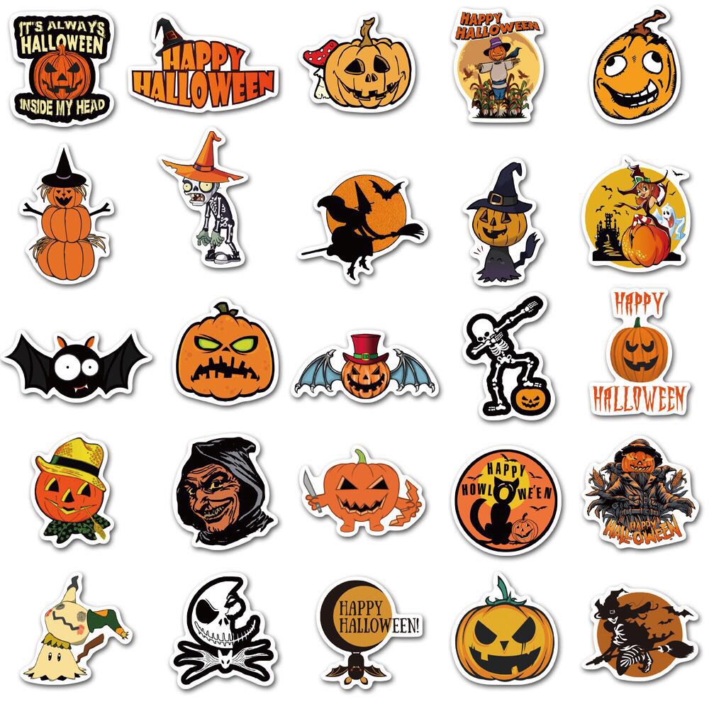 50 Halloween Special Stickers!