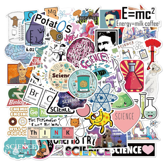 50 Mad Scientist Stickers